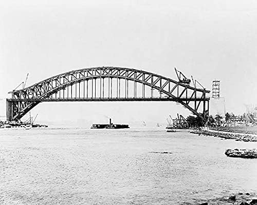 Hells Gate Bridge Construction NYC 1916 11x14 Photograph Photo Print