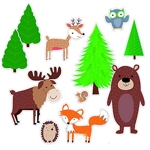 Creative Teaching Press Jumbo Woodland Friends Bulletin Board (Room Displays and Decoration for Classrooms, Learning Spaces and More), Multi (8689)