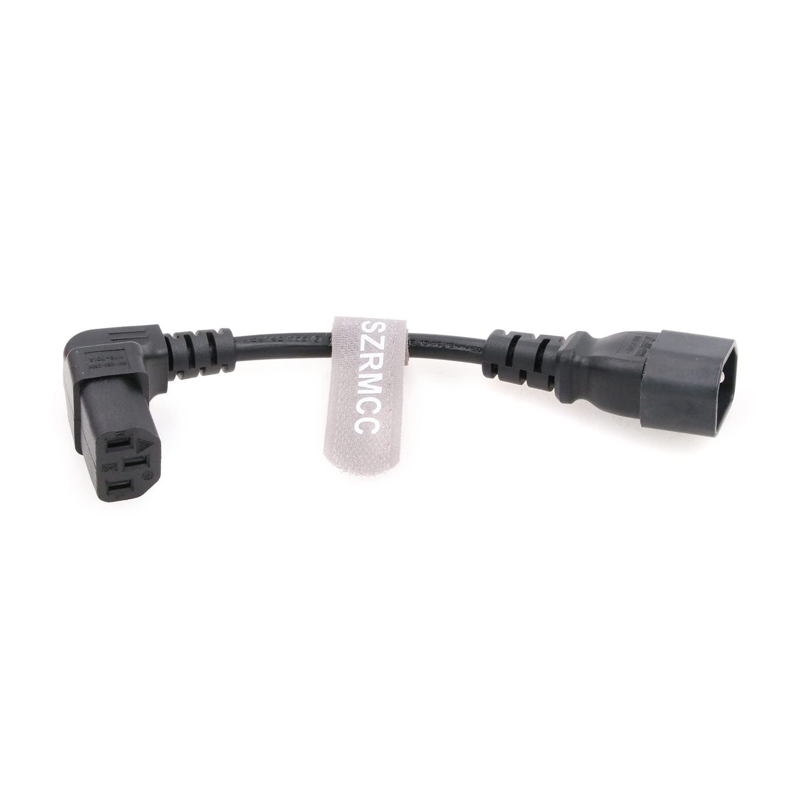 Cavo Angolo Retto Per LCD Cavo Bianco Da 1m Con Presa Angolata IEC - Foto 4