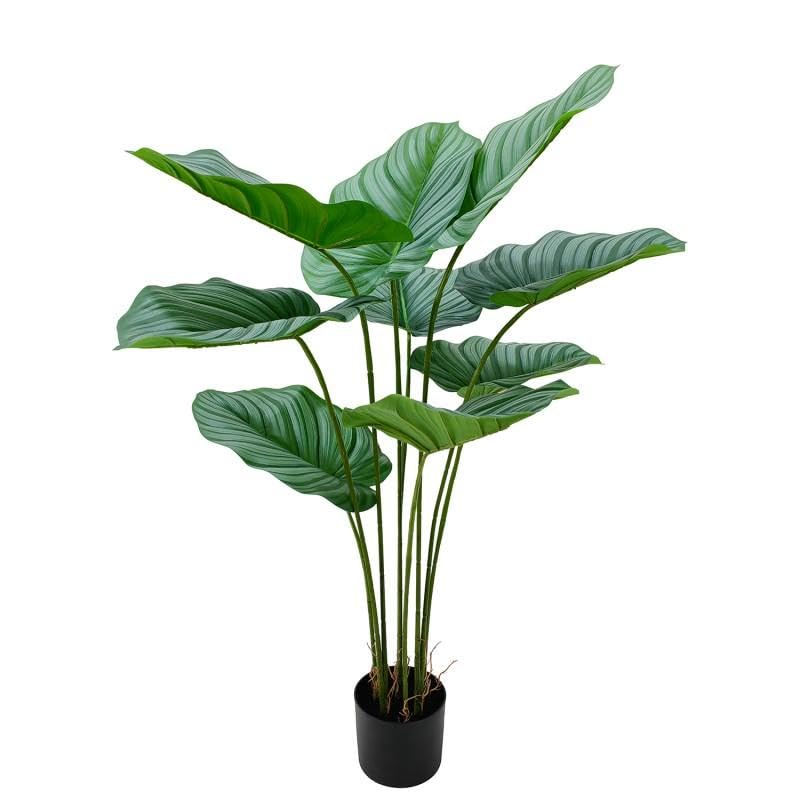 Plante artificielle Monstera vert 100cm en acrylique et mélamine