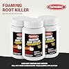Roebic FRK Foaming Tree Root Killer, Chemical Septic System, Drain Field and Sewer Line Pipe Clog Remover and Root Destroyer, Safe for Bathroom Toilet, White Granules, 1 lb (Pack of 3)