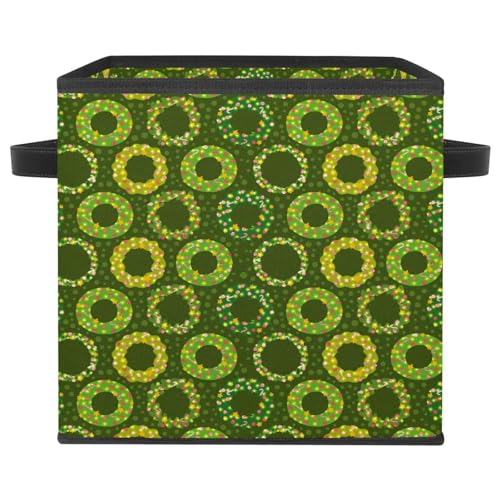 Boîte de rangement pliable gain de place en tissu cube pour ranger jouets et vêtements de chambre