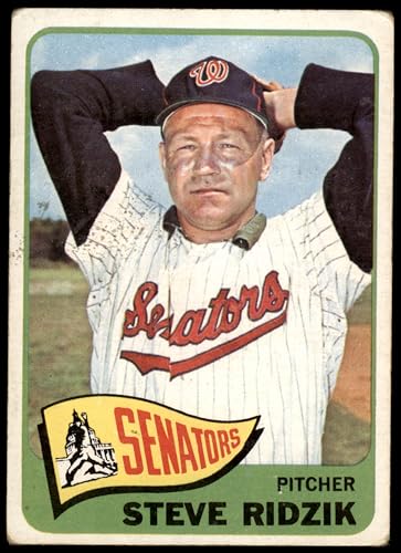 1965 Topps #211 Steve Ridzik Washington Senators (Baseball Card) FAIR Senators