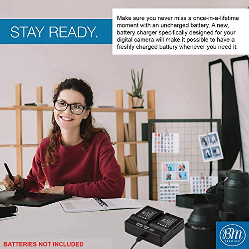 Bm Premium Np-45 Dual Battery Charger For Fujifilm Finepix Xp20 Xp22 Xp30 Xp50 Xp60 Xp70 T350 T360 T400 T500 T510 T550 T560 Jx500 Jx520 Jx550 Jx580 Jx590 Jx700 Jx710 Jz700 Digital Camera #TOP28