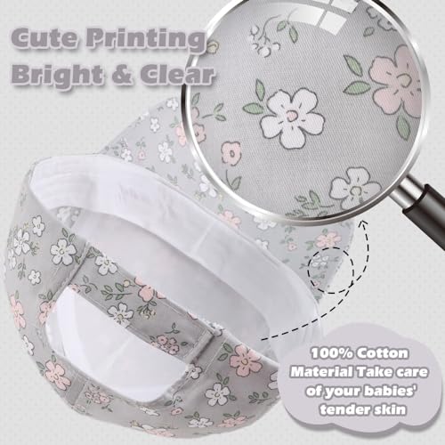 Peecabe Plain Toddler Baseball Hat Unisex Cotton Kids Trucker Hat Adjustable Baby Boys Sun Caps Girls Baseball Cap 1-5Y4