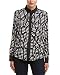 Anne Klein Women's Inkstone Long-Sleeve Blouse