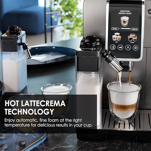 De’Longhi Dinamica Plus ECAM 380.95.TB machine à café Entièrement automatique Machine à café 2-en-1 1,8 L