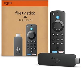 Amazon Fire TV Stick 4K (newest model) with AI-powered Fire TV Search, Wi-Fi 6, stream over 1.8 million movies and shows, free & live TV