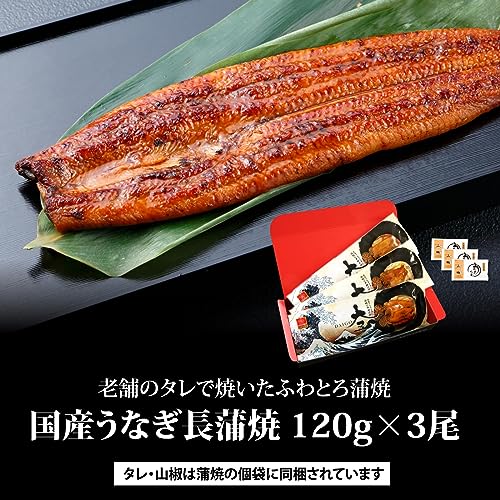 大五うなぎ工房 国産うなぎ 長蒲焼 3尾セット (約120g×3尾) の商品画像 2