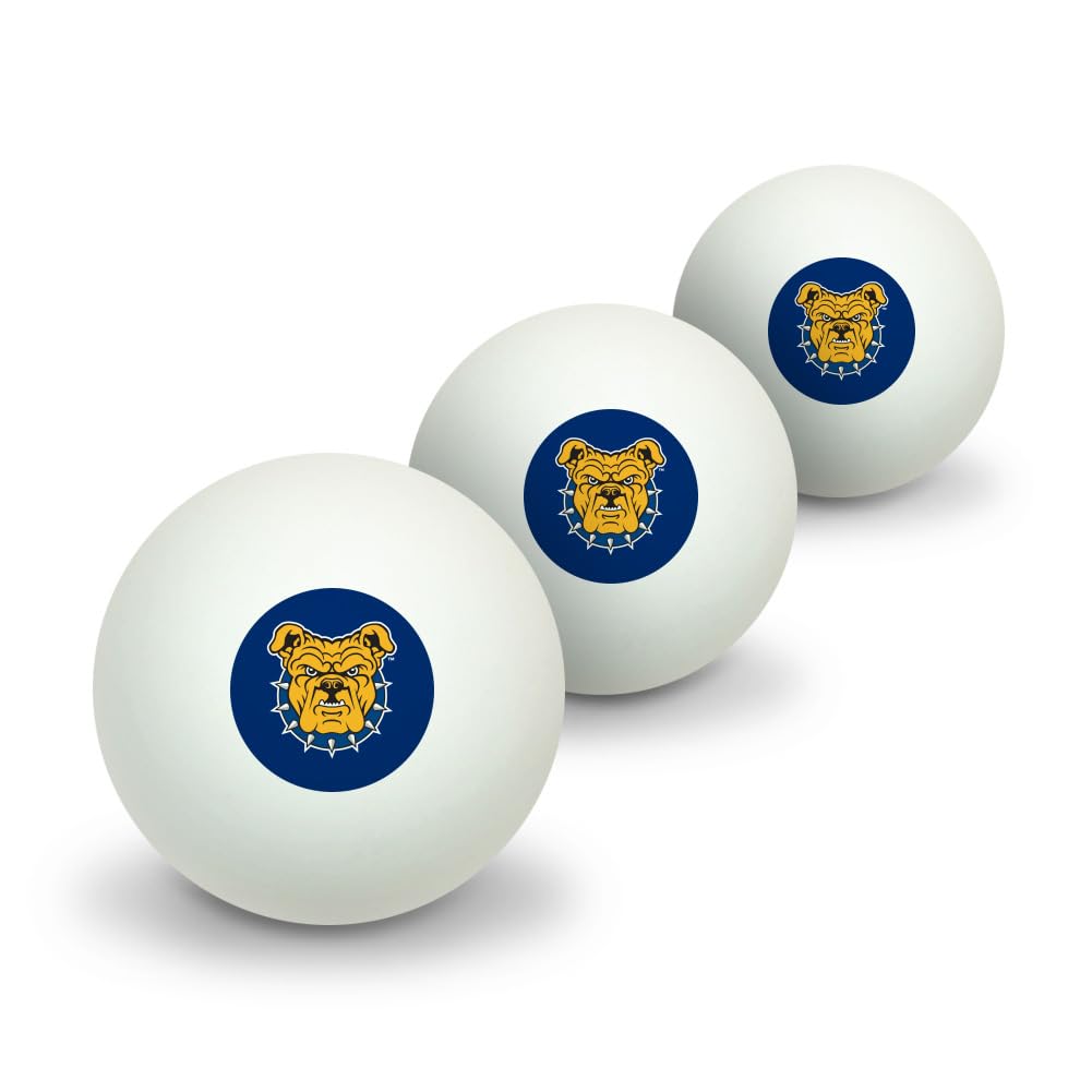 GRAPHICS & MORE North Carolina A&T State Primary Logo Novelty Table Tennis Ping Pong Ball 3 Pack