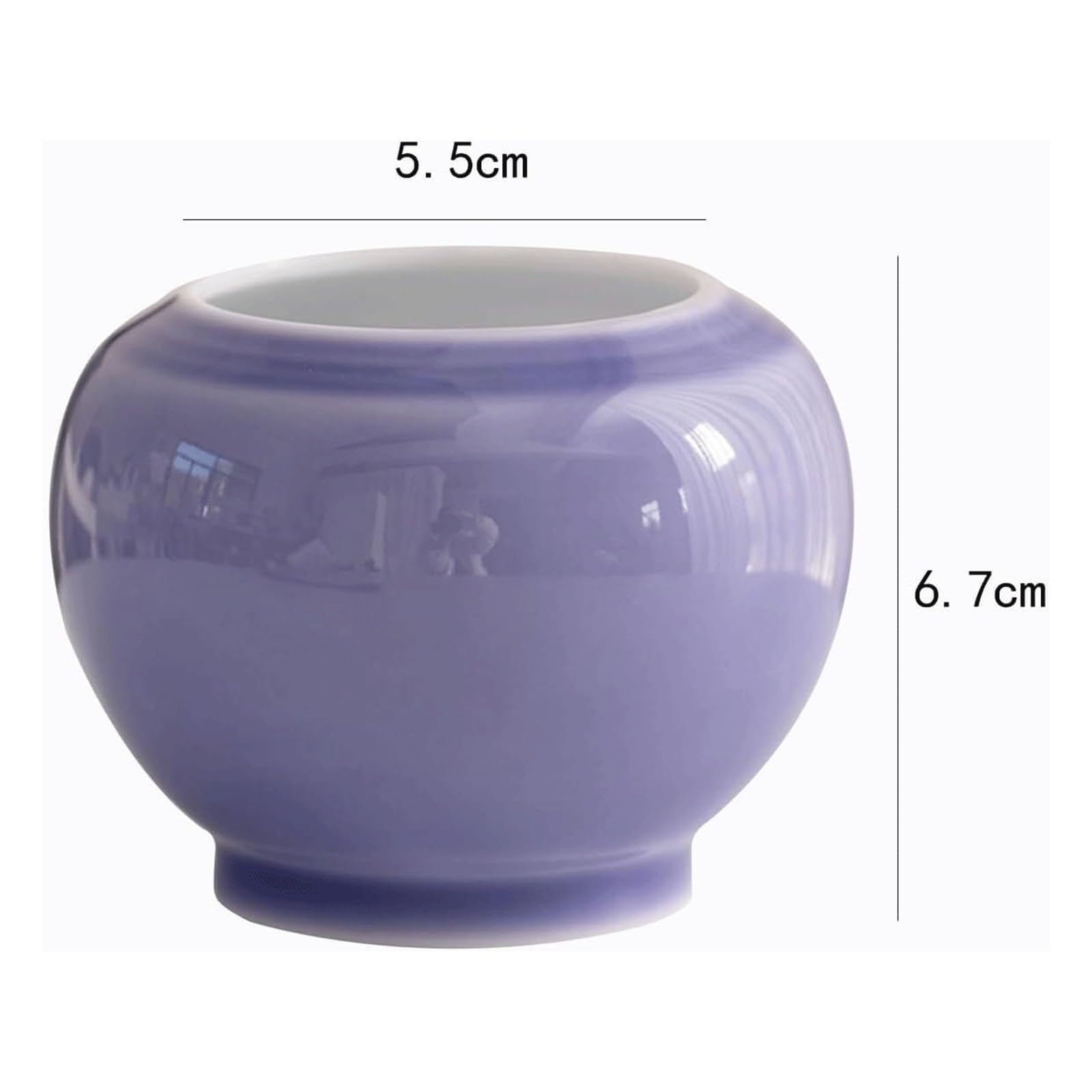 Keramikvase für Blumen und Pflanzen, moderne dekorative Wohnvase mit minimalistischem Design