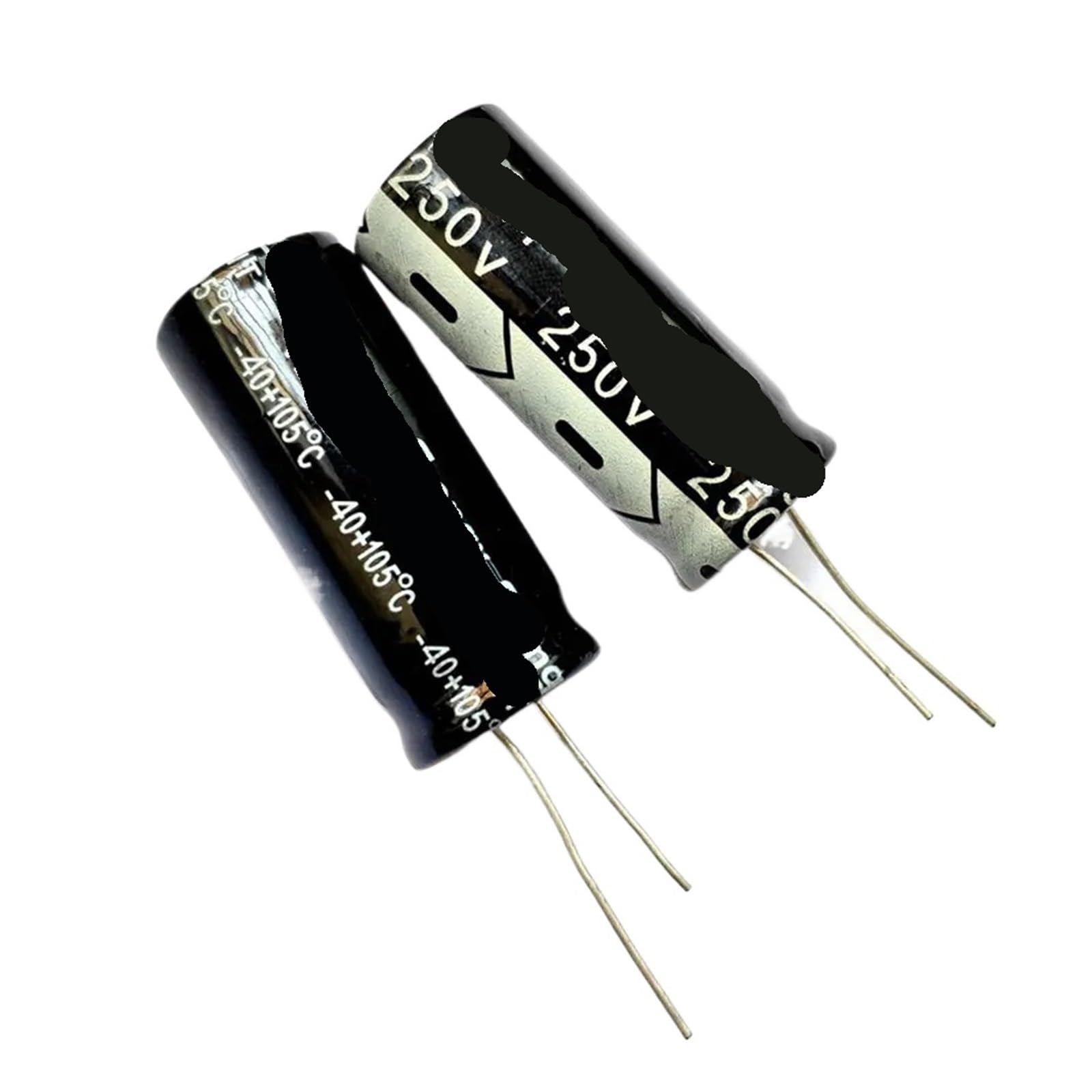 Condensador electrolítico 470 uF 250 V de 18x40mm para eliminar ruidos en amplificadores