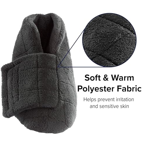 Silverts Diabetic Bootie Slippers for Women - Extra Wide Footwear for Seniors with Swollen Feet3