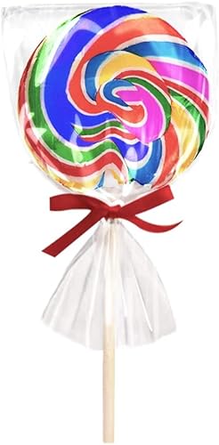 Miniatura 10 de Bolsas de celofán de plástico transparente con lazos de torsión de 4 pulgadas coloreados para regalo o uso en fiestas