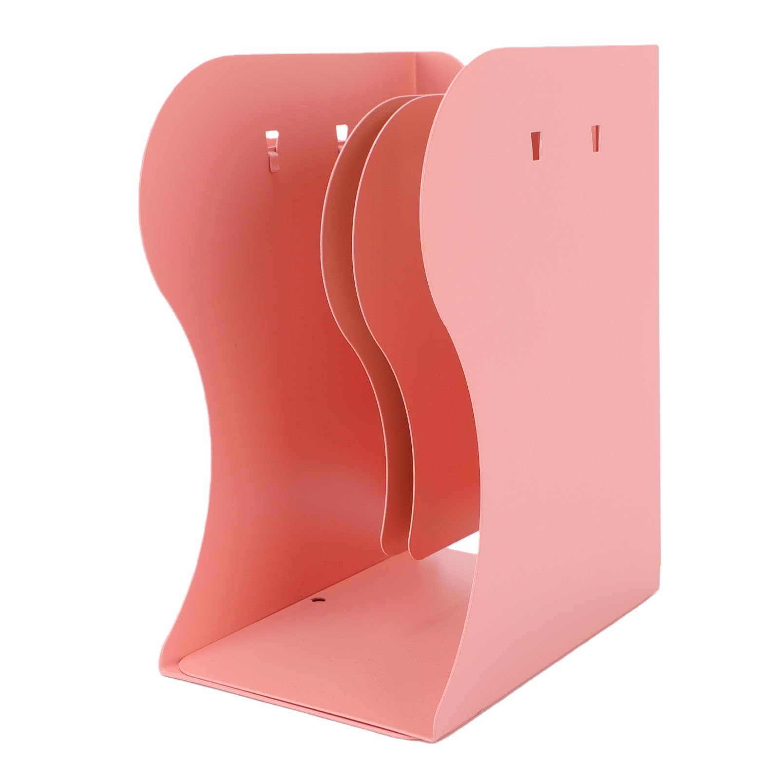 Serre-livres réglable en métal extensible porte-stylo bureau rangement livre enfant rose
