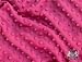 Minky Dimple Dot HOT PINK Fabric Sold By the Yard