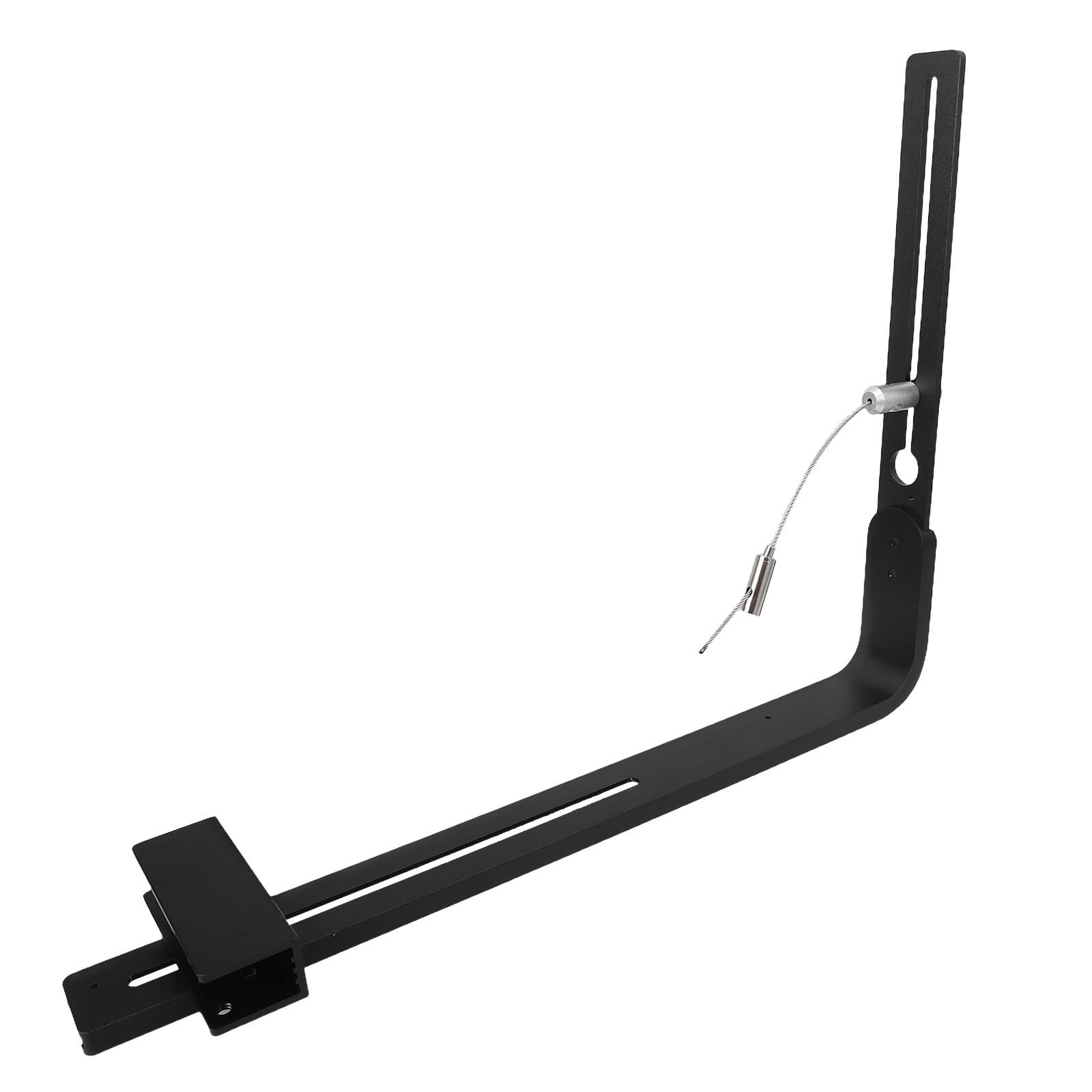 Aquarium Lampenständer Verstellbar aus Aluminiumlegierung Schwarz