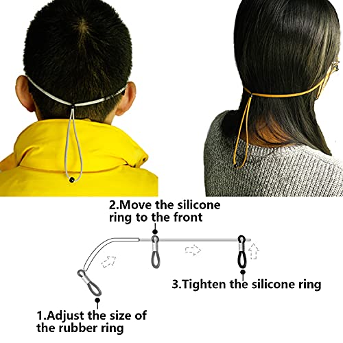 Zeayebsr Brillenkoord van PU-leer met touw, klassieke brilhouder, brilkoord, 8 stuks, hoogwaardige brillenkoord, suède… - Image 5