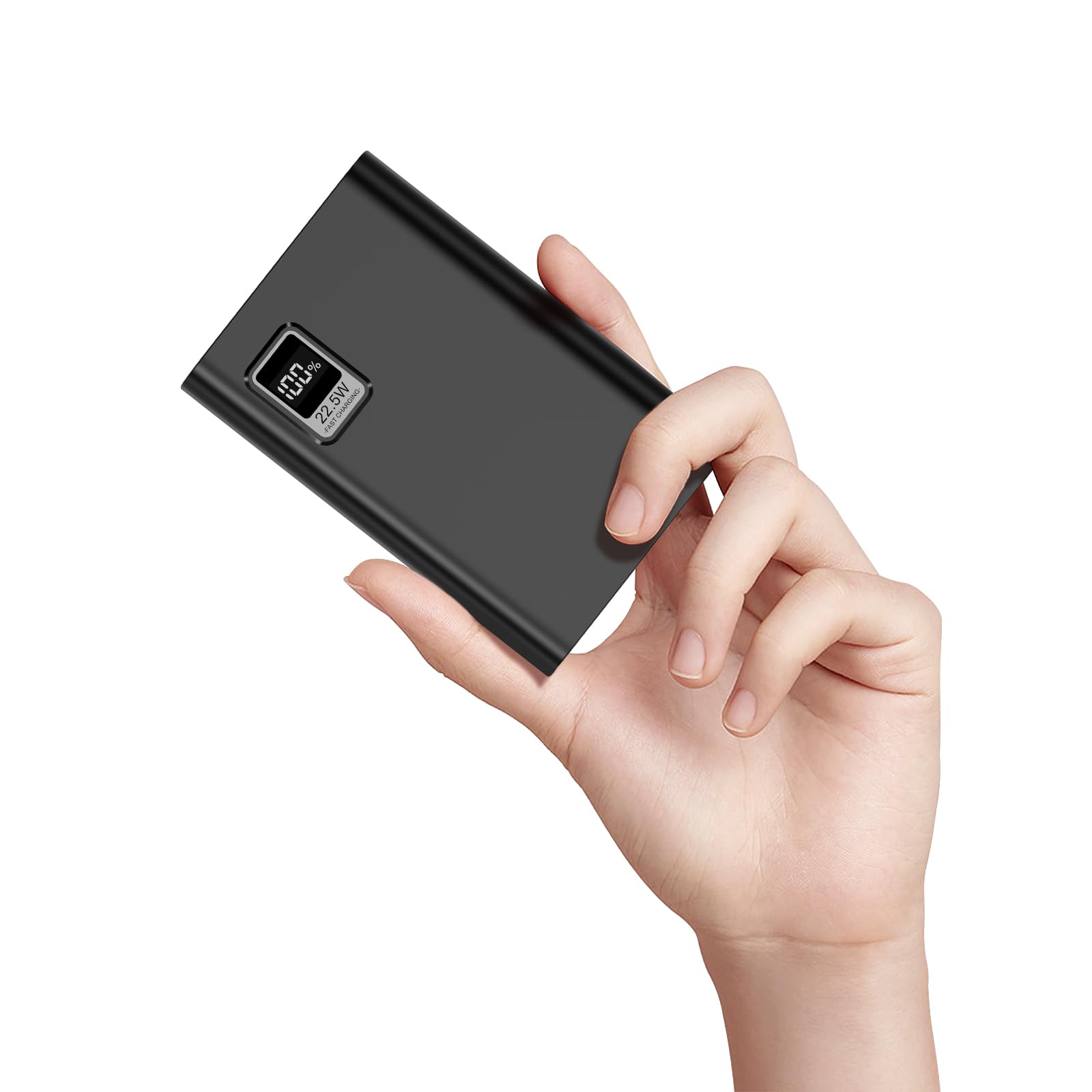 Mini Power Bank 20000mAh Fast Charging Portable Charger 22.5W with USB C Input and Output Battery Pack PD3.0 QC4.0 for iPhone Samsung Huawei iPad etc (Black, 20000mAh)