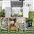 Aoxun Outdoor Storage Cabinet 35 Cu.Ft Outdoor Trash Can Storage Shed Waterproof Horizontal Storage Shed Outdoor Storage for Garbage Bin, Generator, and Lawn Mower (White)