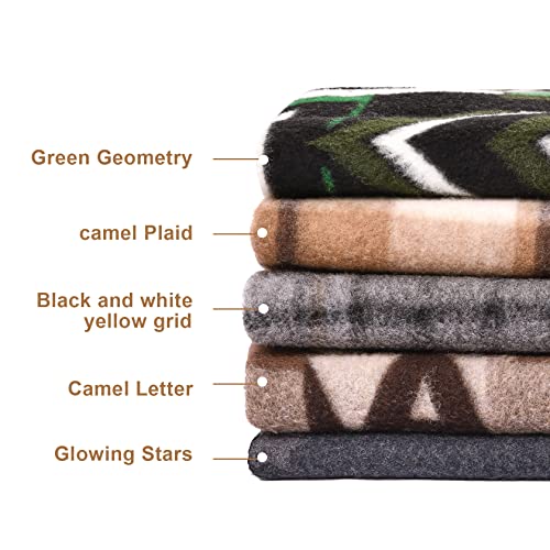 Hahawooi Fleece Throw Blanket For Couch And Bed,Soft Wool Blanket And Cosy Grey & White Plaid Throw Blankets,Grey Fall And Winter Fashion Warm Blanket Home Decor(60X80 Inches,Grey Plaid Pattern) #TOP5