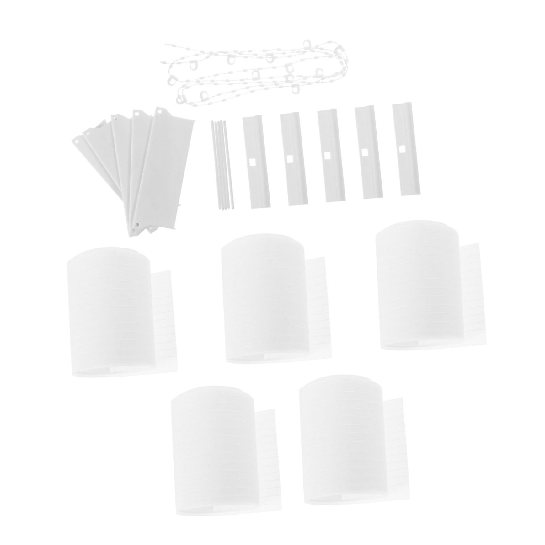 ULDIGI 5pc DIY Vertical Blind Blades Set Polyester 82.5 for Home Decor Window Blind