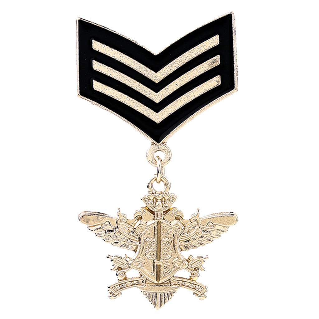 ATORSE® Retro Mens Gold Brooch Pins Arrowhead Lapel Pin Shield Army Badge Decoration (B0CG9K3RG9) Amazon Price History, Amazon Price Tracker