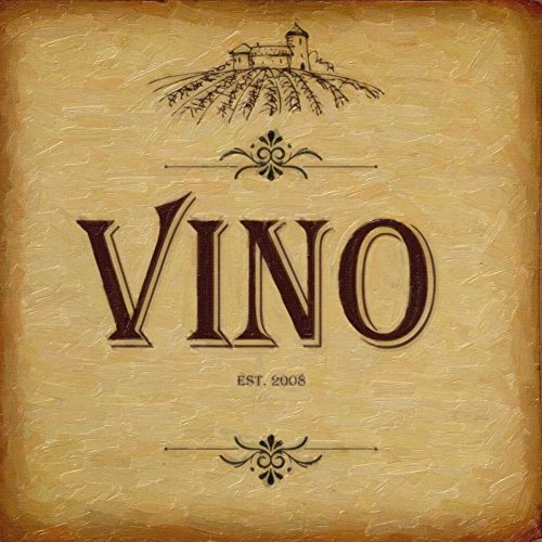 VINO Greene Taylor - Impresión artística sobre papel mate, 220 g, diseño cuadrado de espirales de vino, impresión artística de 56 x 55 cm