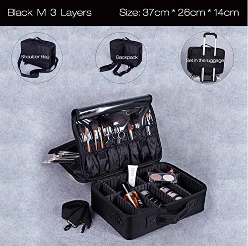 Preisvergleich Produktbild Kosmetiktasche Reise Make-Up Veranstalter Professionelle Make-Up Box Kosmetiktasche Taschen Beauty Case B