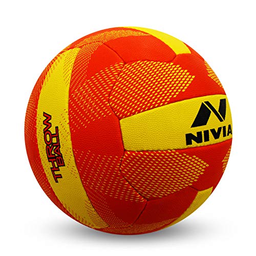 Image of Nivia Multi-Sport | Throw Ball + Ball Pump | Premium Rubber | Universal Design | Professional Grade | Match Quality | Performance Certified