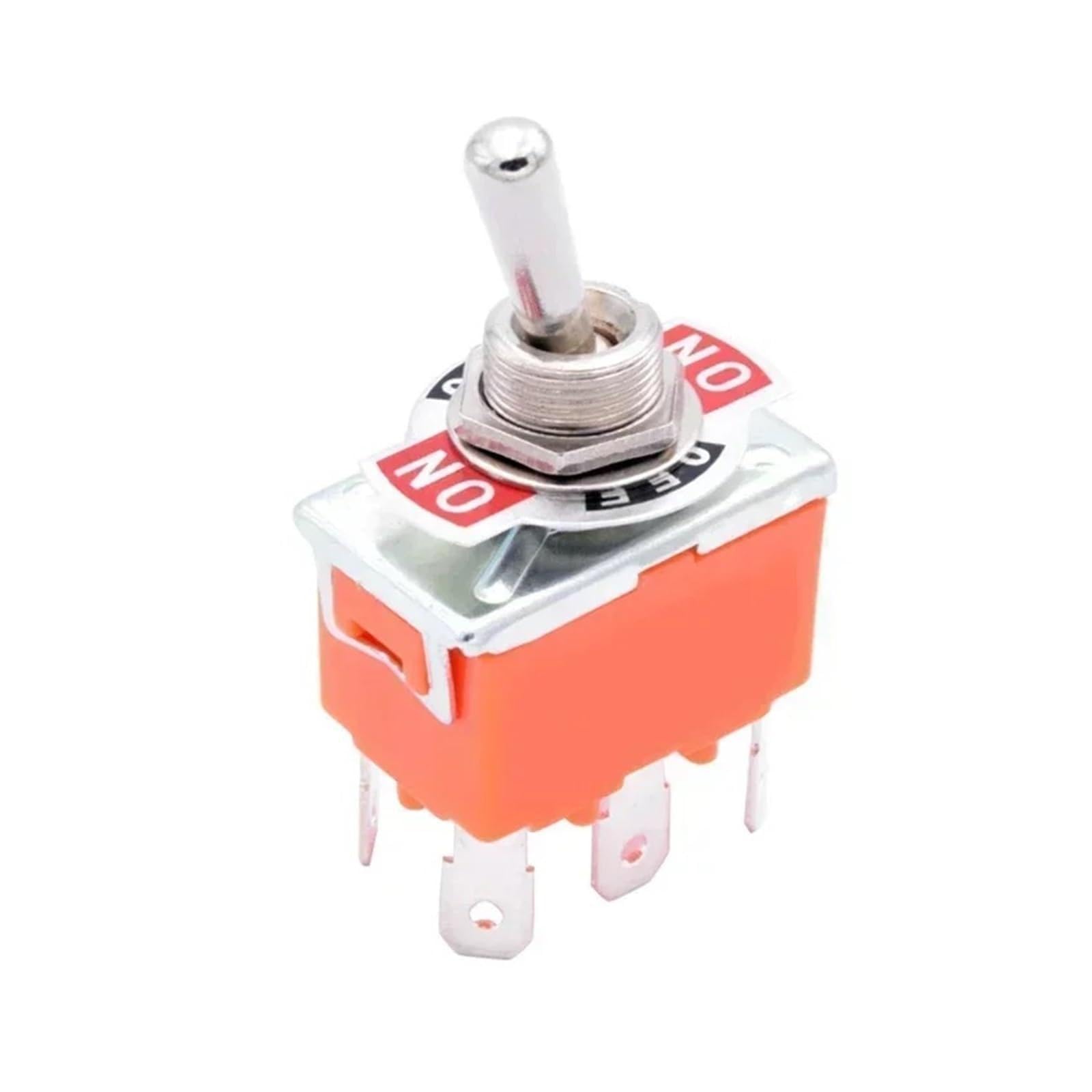 10 interruttori a levetta E-Ten 1322 1021 1122 1221 1321 3 pin 6 pin on-off SPST SPDT interruttore 6pin on-off-on DPDT tappo impermeabile (1322P ON OFF ON, MOMENTARY_Senza tappo)