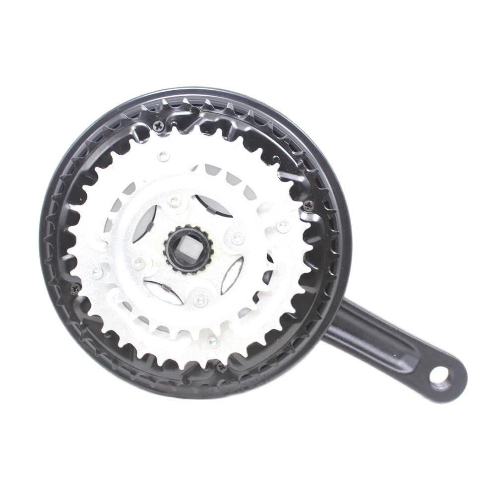 Guarnitura MTB 42-34-24T 7/8/9 velocità MTB. Variabile Bicycle Set di Biciclette 170mm in Lega Alluminio Purvello Quadrato Foro pignone