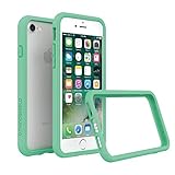 iPhone 8 / iPhone 7 Bumper Case [CrashGuard by RhinoShield] | Shock Absorbent Slim Design Protective Cover [3.5 M/11ft Drop Protection] Apple - Mint Green