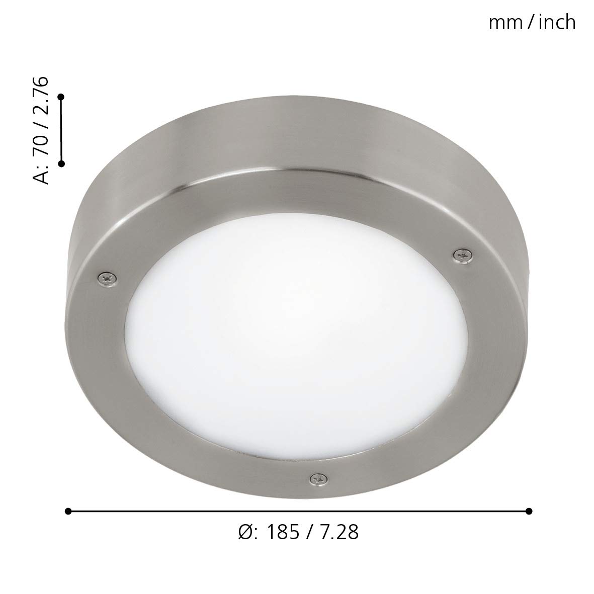 Eglo LED Lampada da Esterno a Soffitto Vento 2, 1 fiamma, lampada da parete