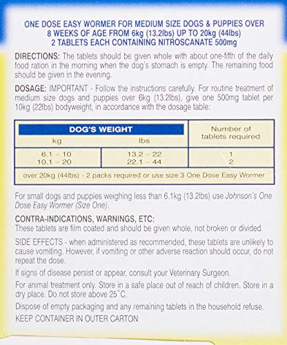Duke and Co One Dose Easy Wormer for Dogs Size 2, 0.1 kg - Image 3