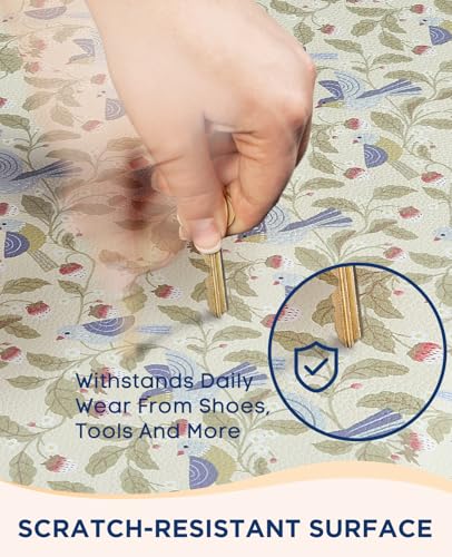 Image of Ophanie Kitchen Mats for Floor,3 /4 inch Thick,20x48 Anti Fatigue Cushioned Mat,Kitchen Rugs,Waterproof,Comfort Ergonomic Standing Mat for Office,Home,Sink with 99+ Pairs of Anti-Slip Bottom Ridges