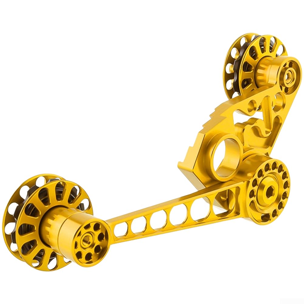 Regolatore catena in alluminio CNC per bicicletta pieghevole rosso