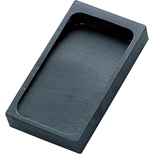 Kuretake HA205-53 Inkstone Genuine Stone, Blue Indigo, 5.3 inches (5.3 cm)