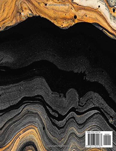 Notebook: Wide Ruled Lined Notebook Journal, Black and Gold Ink, 120 Pages, Large (8.5x11 inches) A4 Size, Journal, Notebook - Image 2