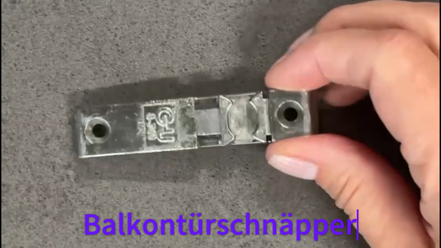 GU Balkontürschnäpper 8-740 mit Hülse – Hochwertiger Türschnäpper