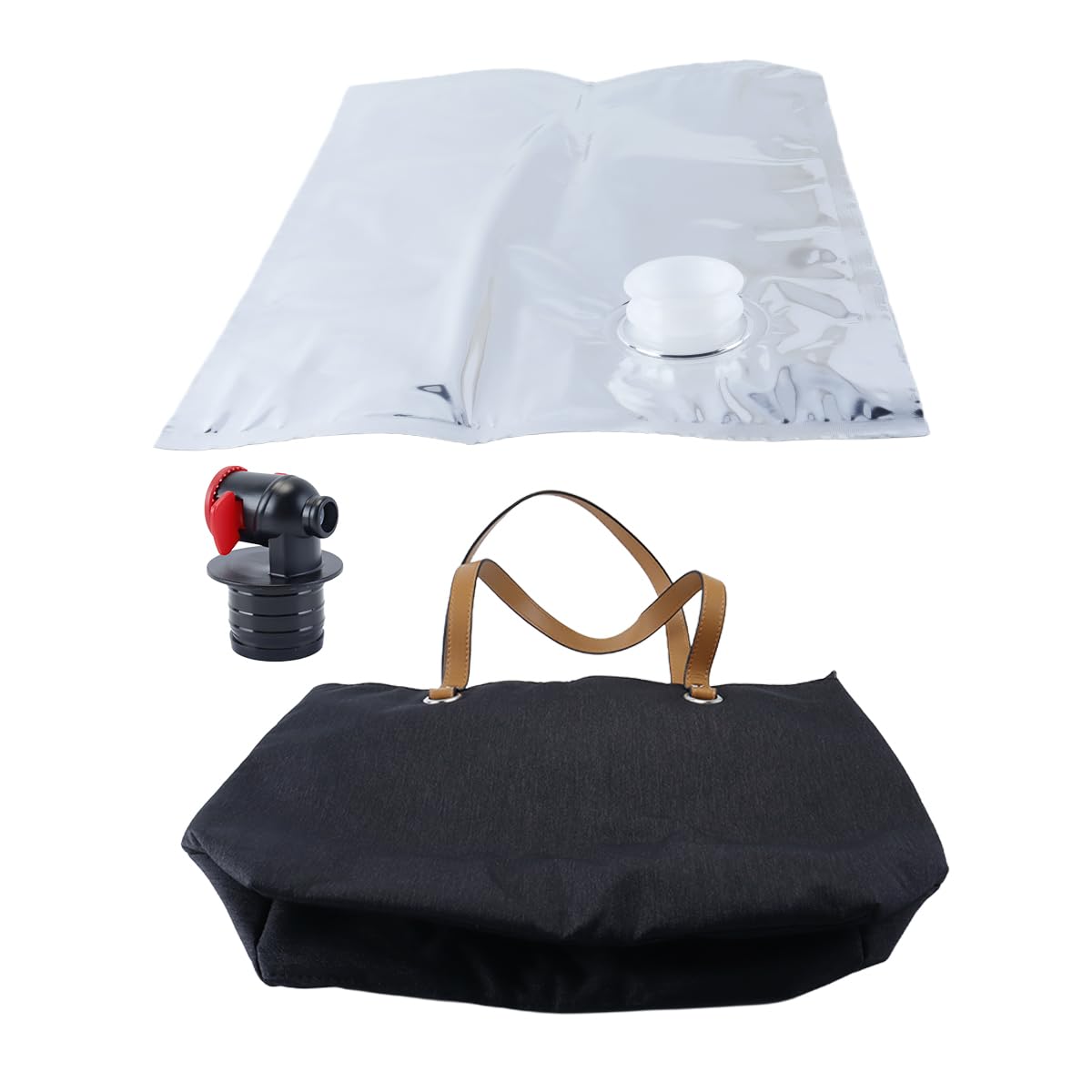 Sac fourre-tout avec distributeur de boissons, compartiment étanche, sac de pique-nique fonctionnel, poche à boisson pour voyage, sport, événement, plage