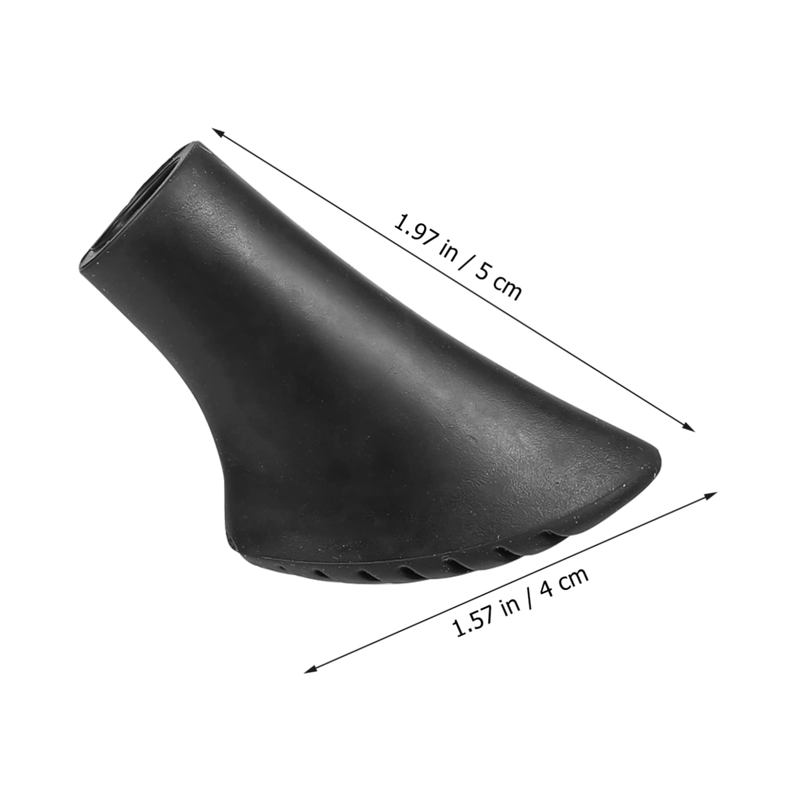 Sosoport Trekkingstock-spitzenset Wanderstöcke, Trekking, Wandern Klappbarer Gehstock Trekking Pole Foot Covers Trekking Pole Tips Gehstock Kopfschutz Wanderstockspitzen PVC 16st