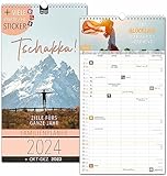 ✍️ SUPER SCHREIBGEFÜHL – Unsere Kalender werden auf dickes, unbeschichtetes Papier gedruckt. Das heißt, dass jegliche Farbe (egal, ob Kuli, Bleistift oder Marker) auf der rauen Oberfläche schnell einzieht und nicht verwischt. Obendrein drückt nichts auf die nachfolgende Seite durch.