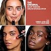 Nudestix Nudies Bronze All Over Matte Bronzing Stick 3-in-1 Cream Bronzer for Cheeks, Eyes & Lips with Built-In Brush | Natural Contour & Sun-Kissed Glow