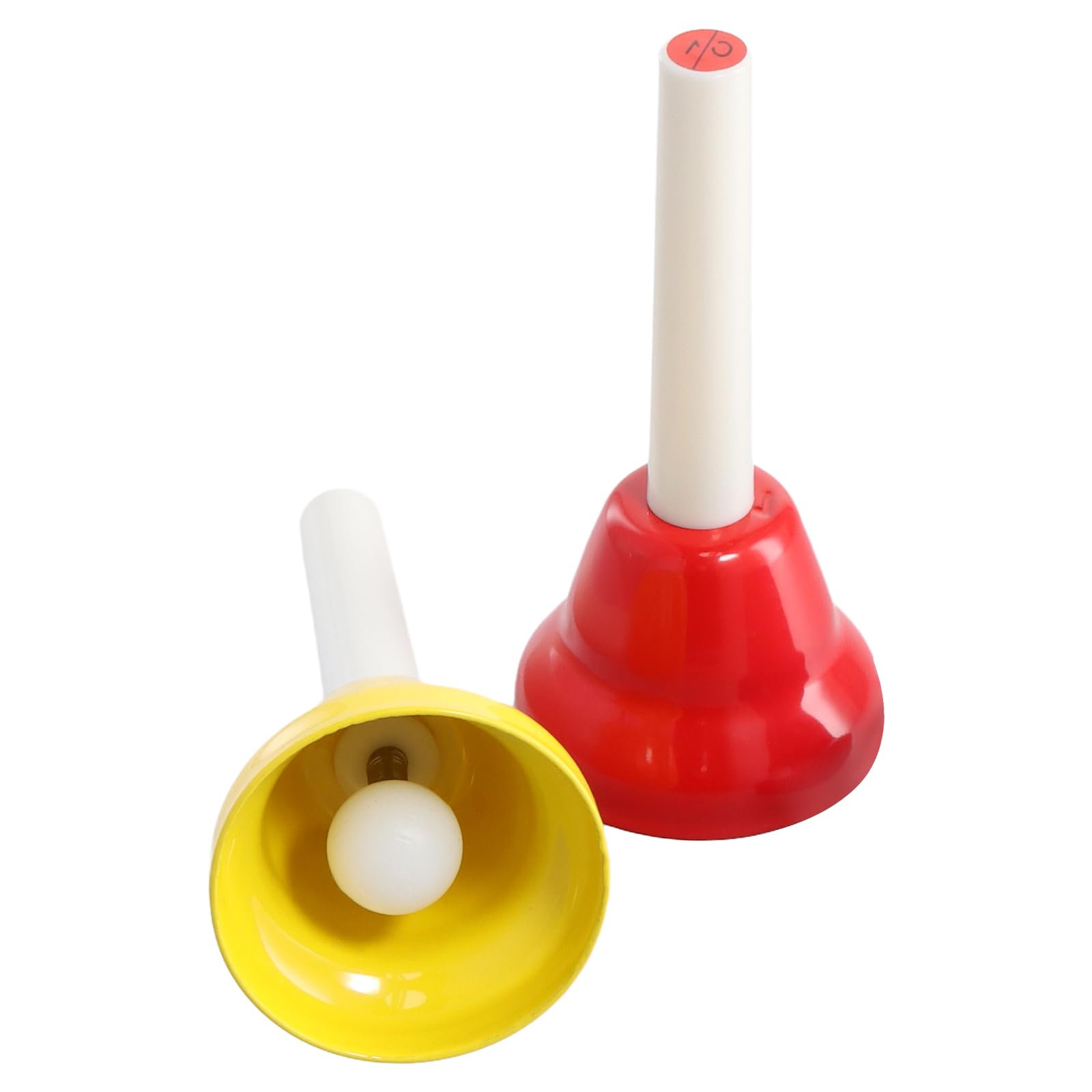 Set di 8 campane colorate a mano, 8 note di campane diatoniche in metallo, per festival, lezioni di musica, coro della chiesa, apprendimento del ritmo