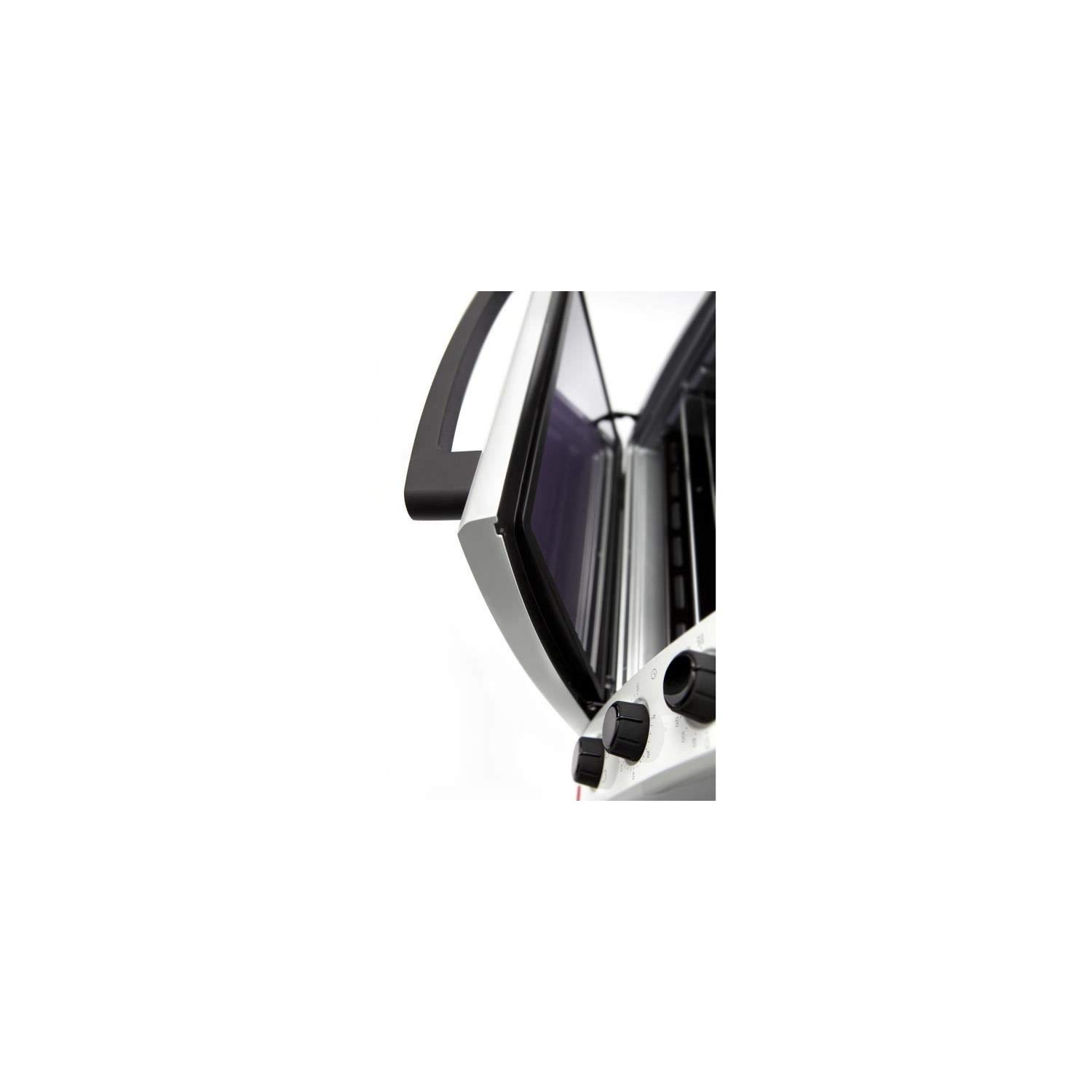 De'Longhi Sfornatutto EO32502.WG Horno eléctrico, 5 niveles de cocción, Temperatura 80-220 °C, temporizador, capacidad 32 L, incluye bandeja, parrilla, potencia 2000 W, blanco