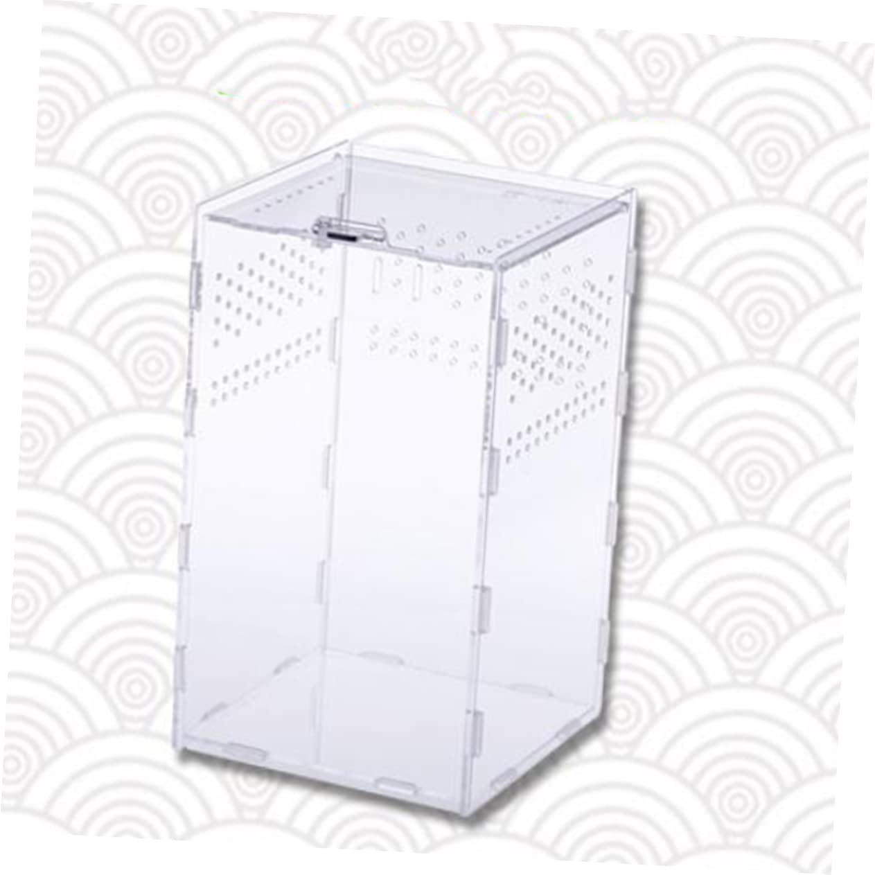 COLLBATH Caja terrario Reptiles terrarios para Reptiles hábitat del geco Nido terrario de Reptiles casa Enredadera Suministros para Reptiles Animal Insecto