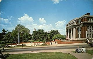 Memorial Plaza, West Virginia University Morgantown WV Original Vintage Postcard