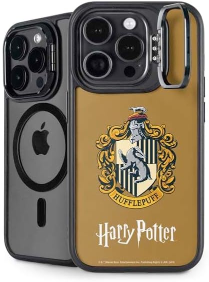 Skinit Kickstand Phone Case Compatible with iPhone 15 Pro Max - Officially Licensed Wizarding World Harry Potter Slytherin House Crest Design