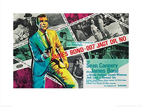 Affiche James Bond Dr No montage art print au format de salon 60x80cm
